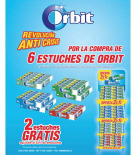 Lote ahorro chicles Orbit