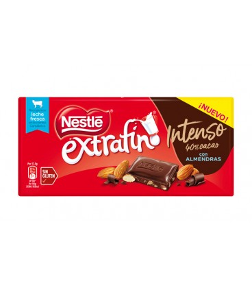 Tableta Chocolate Intenso con Almendras Nestle