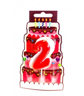 Vela de cumpleaños Tarta 2