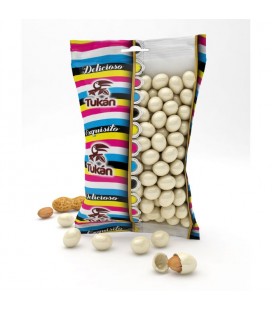 Cacahuetes con chocolate Tukanitos Blancos