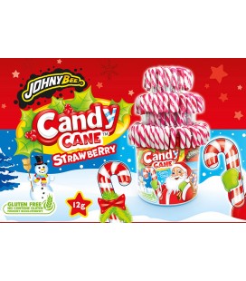 Bastones de caramelo Blanco-Rojo Johny Bee