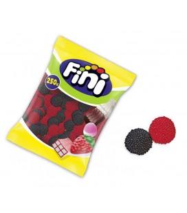 Red and black berries gummy jellies