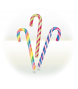 Bastones de caramelo Multicolor Johny Bee 2