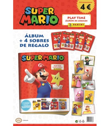 Pack lanzamiento Super Mario 2023 de Panini