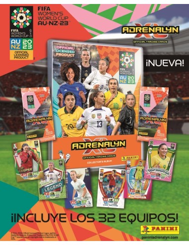 pack lanzamiento Adrenalyn Women World Cup 2023