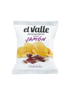 Patatas onduladas Jamon El Valle 45 g