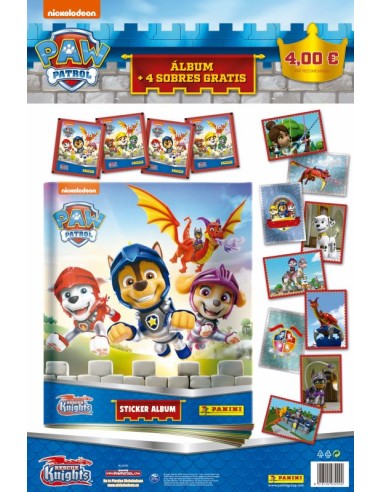 Paw Patrol 8 stickers launch pack Panini
