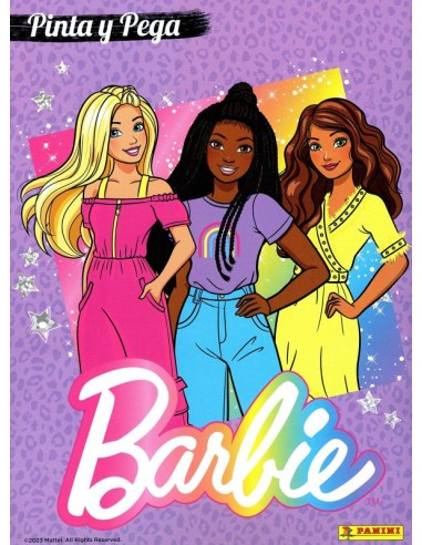 Pinta y Pega Barbie n. 42 de Panini