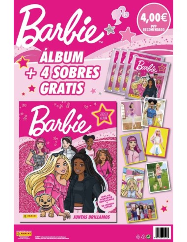 Pack lanzamiento Barbie Juntas brillamos de Panini