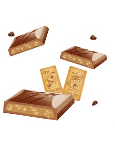 Nestle chocolate with Tosta Rica cookies 2
