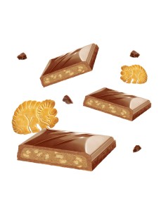 Nestle chocolate with Dinosaurus cookies 2