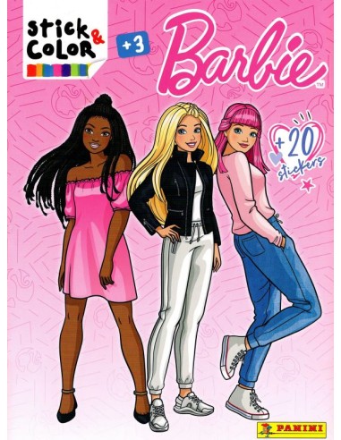 Cuaderno Stick&color Barbie n. 89 de Panini