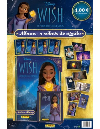 Pack lanzamiento Disney Wish de Panini