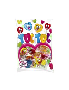 Colours Hearts lollipops Toc Toc