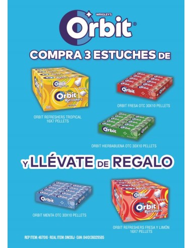 Orbit Refreshers gums offer pack