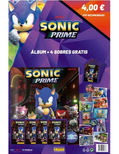 Sonic Prime launch pack Panini