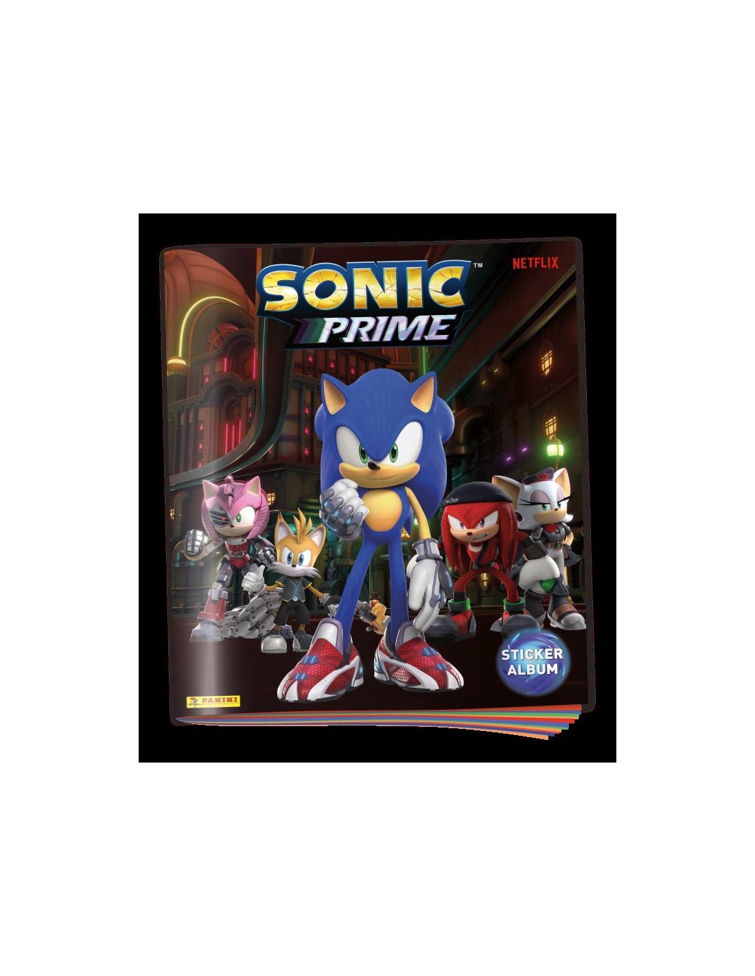 Panini Sonic Prime Sammelalbum - 200 Aufkleber Kollektion