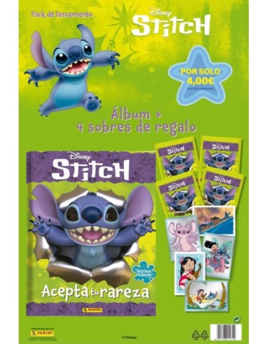 Pack lanzamiento Stitch de Panini