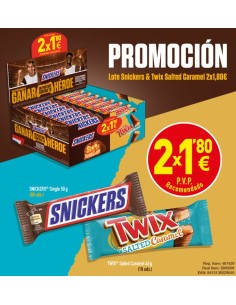 Twix Salted Caramel + Snickers pack