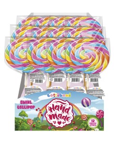 Swirl Rainbow lollipops 100 g