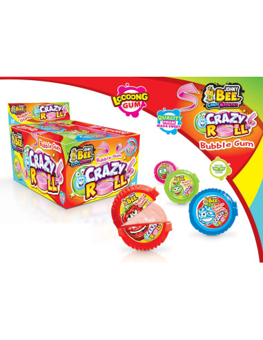 Crazy Roll chewing gum Johny Bee