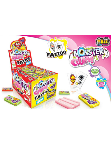 Monster Gum Tattoo Johny Bee