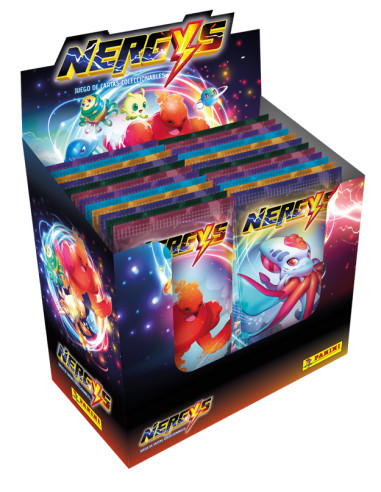 Nergys trading cards game Panini