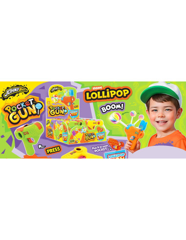 Pocket Gunpop lollipops Johny Bee Pocket Gunpop lollipops Johny Bee