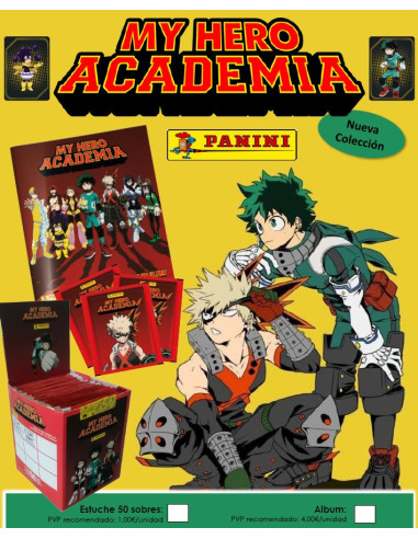 Cromos My Hero Academia de Panini
