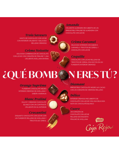 Bombones Caja Roja Nestle 800 g