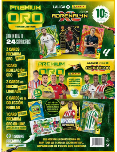 Sobre Adrenalyn Premium Oro 2025 de Panini