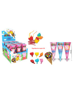 Cone with chocolate Peppa Pig