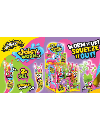 Juicy Worms candy Johny Bee