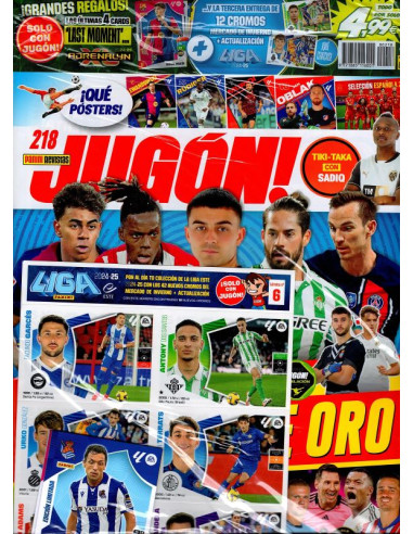Revista Jugon N. 218 de Panini