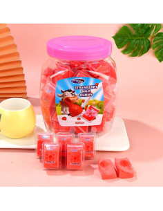 Tetra Brick strawberry-milk gummies