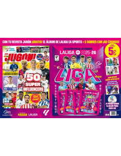 Pack lanzamiento Liga Este 2025-26 de Panini