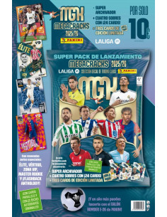 Pack lanzamiento Megacracks Liga 2025-26 de Panini