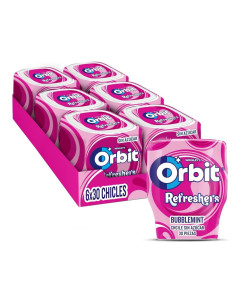 Orbit Refreshers Bubblemint gums Box