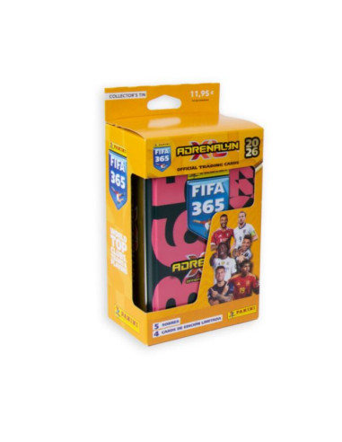 Lata Adrenalyn FIFA 365 2026 de Panini